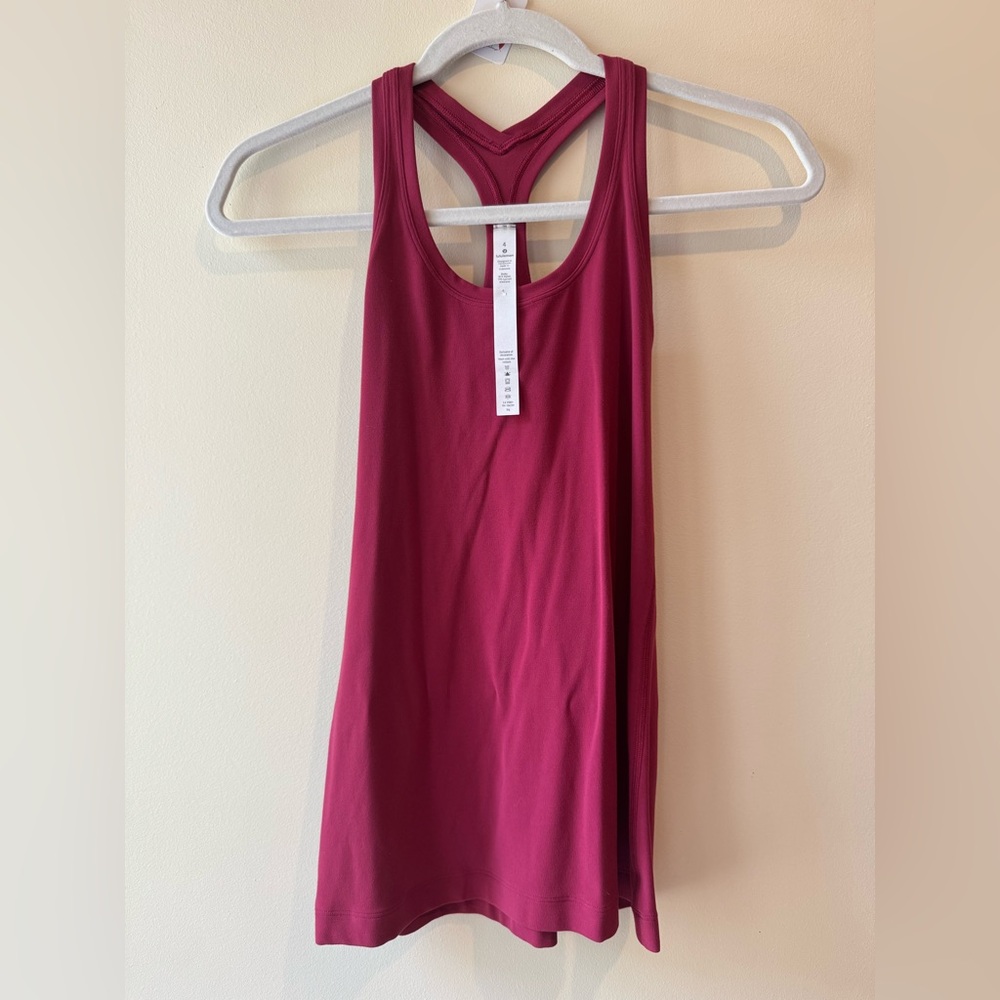 Lululemon pomegranate color Tank Top